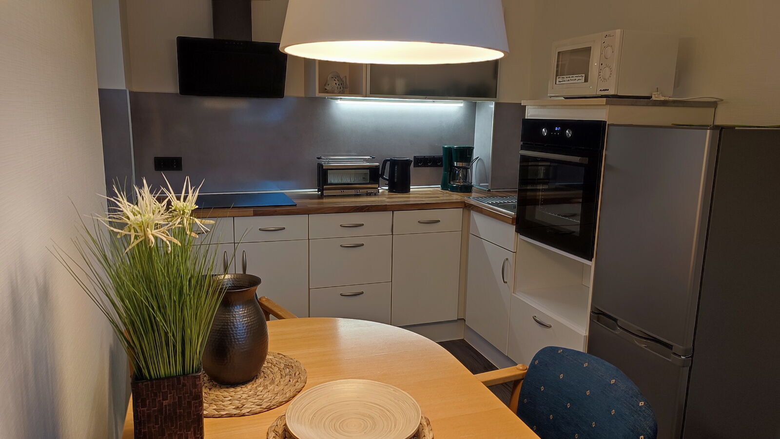 Der Esstisch in unserer Ferienwohnung Nr. 10